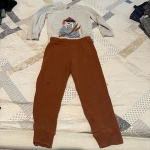 Carters Skiing Walrus Sweater set